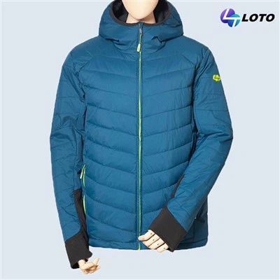 Piumino da uomo con cappuccio